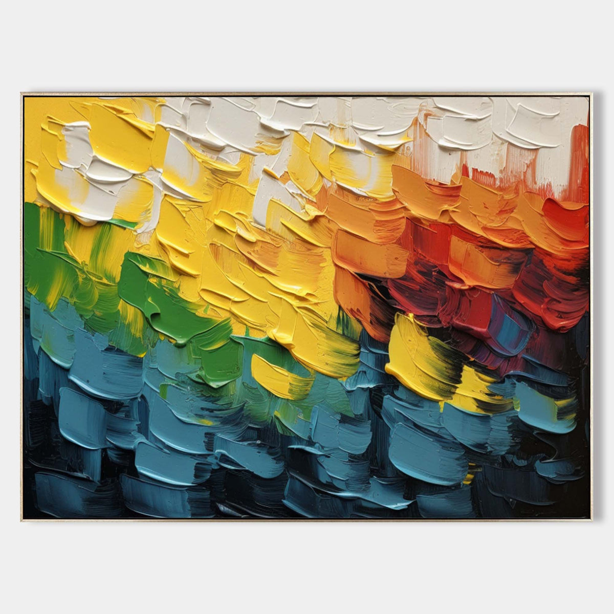 Wall Art Colorful Abstract Vibrant Playful