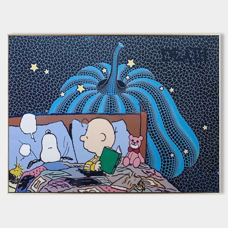 Wall Art Whimsical Textured Peanuts