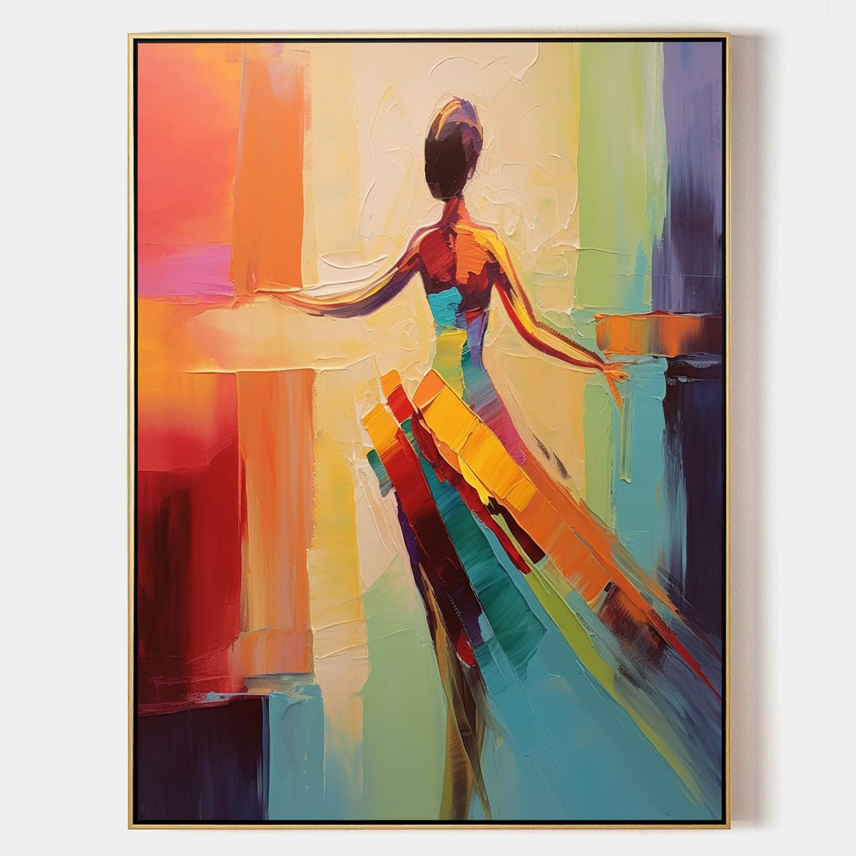Wall Art Palette Vibrant Fashion Playful