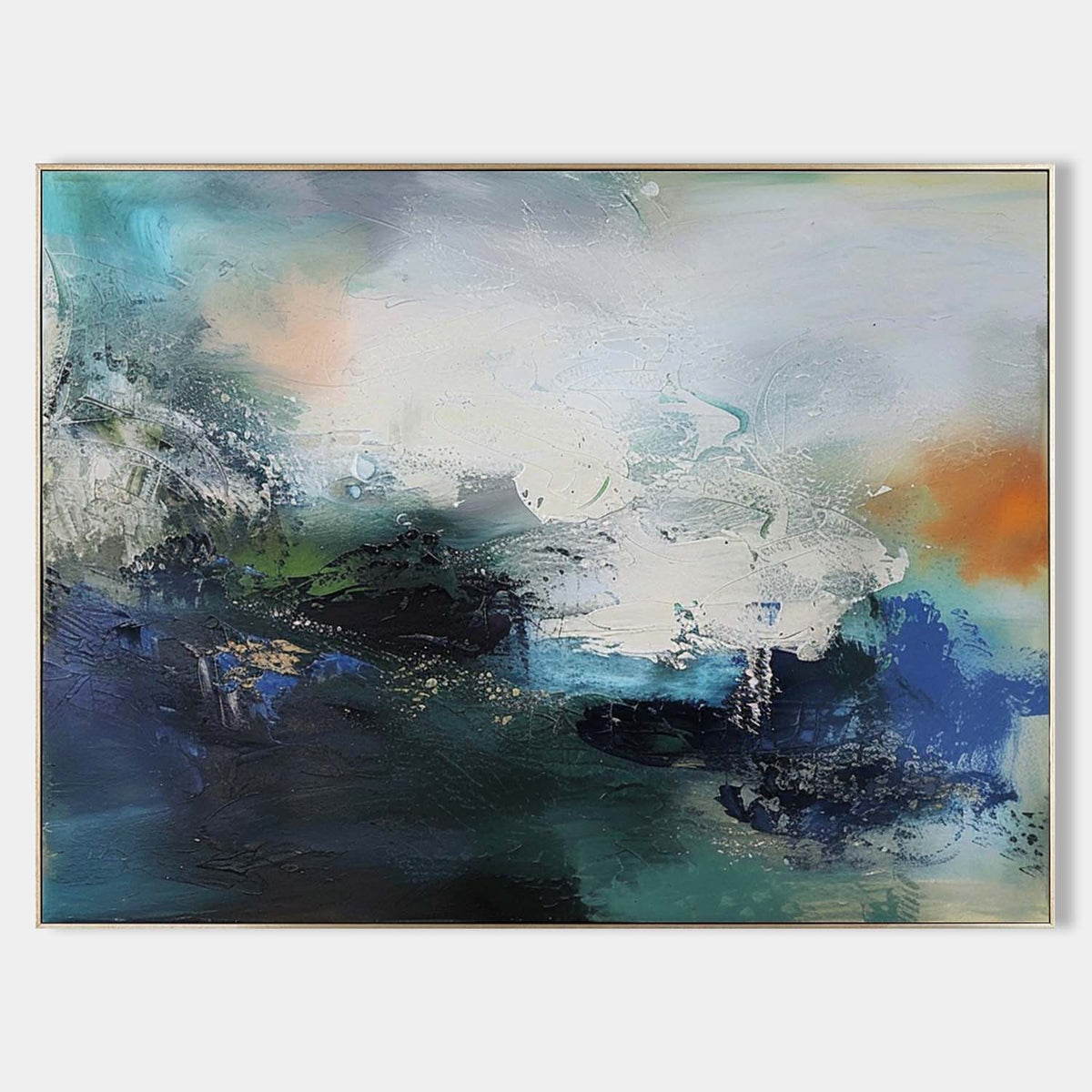 Wall Art Colorful Misty Atmospheric Abstract