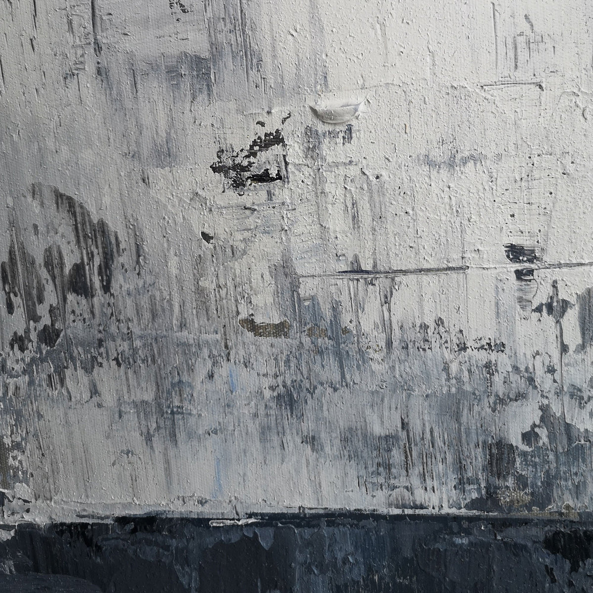 Blue White Abstract Painting