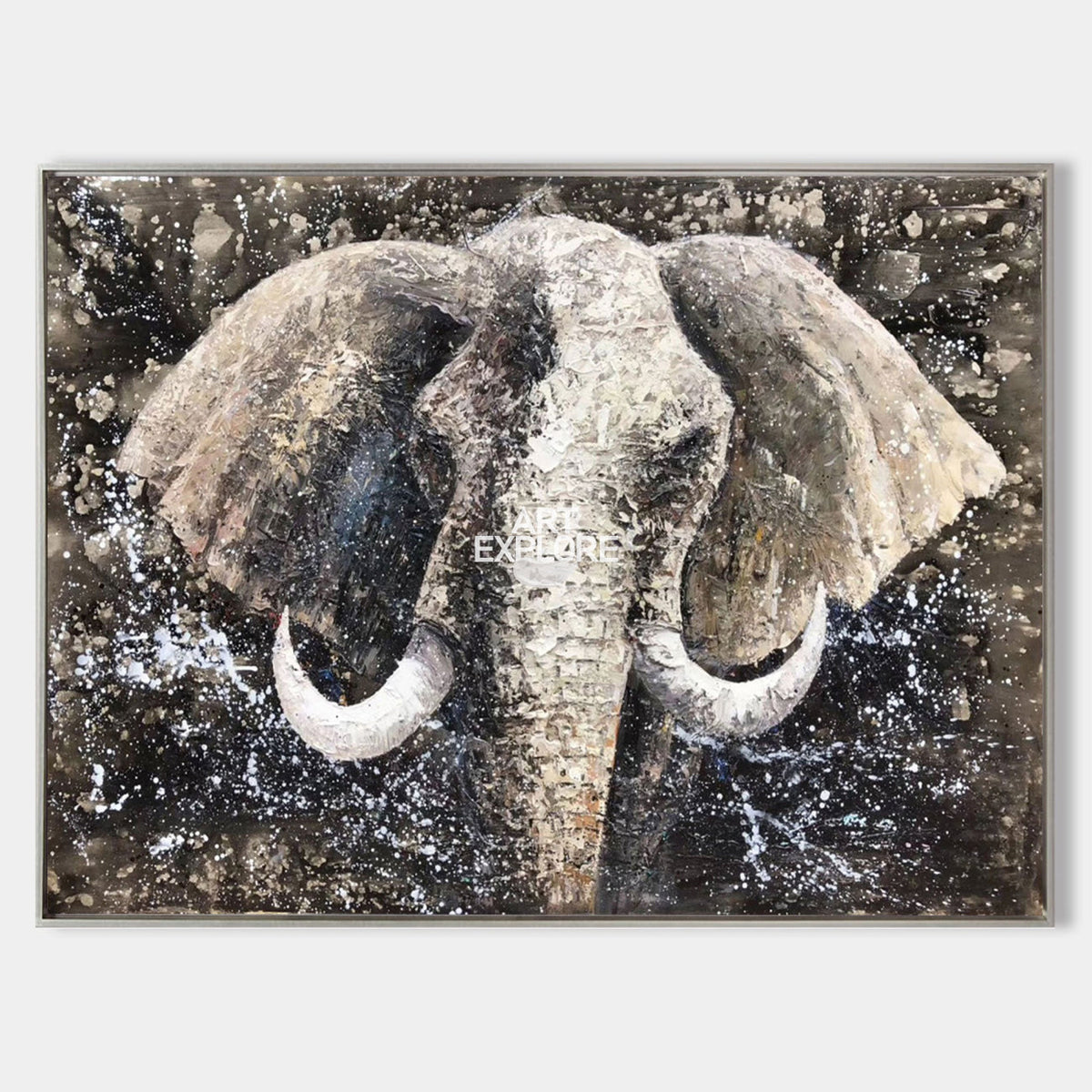 Majestic Elephant Wildlife Canvas Wall Art