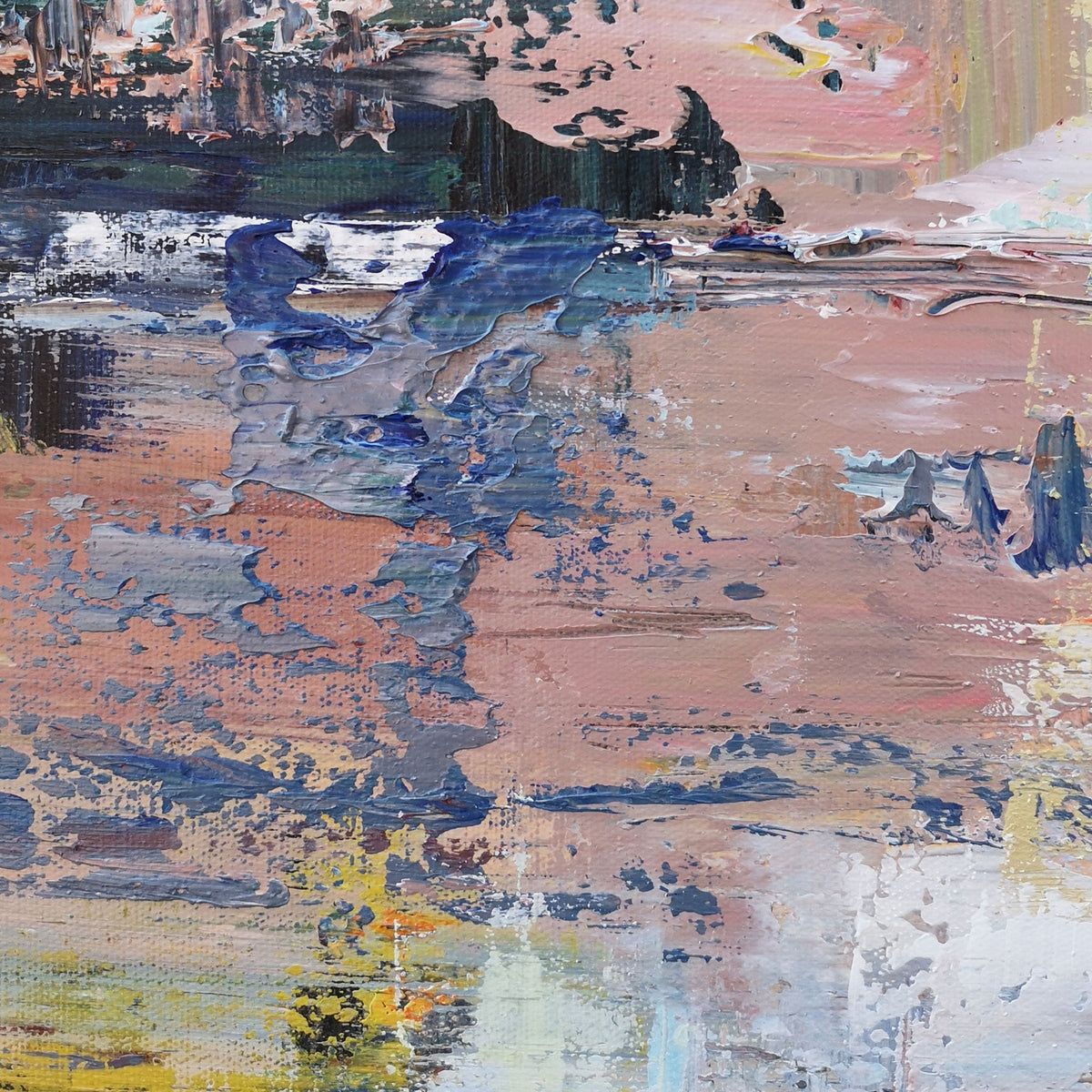 Color Abstract Painting 36'' X 48'' #IS56