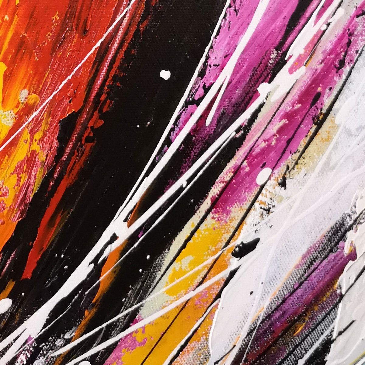 Wall Art Dynamic Painted Currents