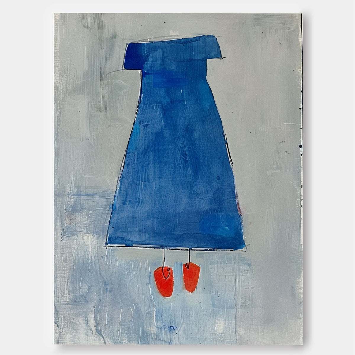 Wall Art Minimalist Abstract Modern Moody