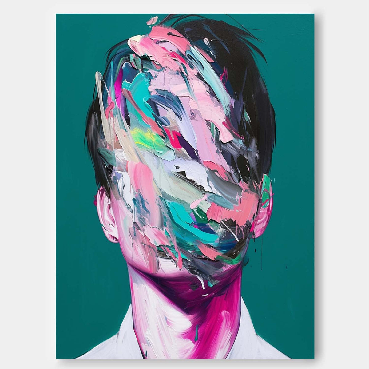 Wall Art People Expressive Abstract Design