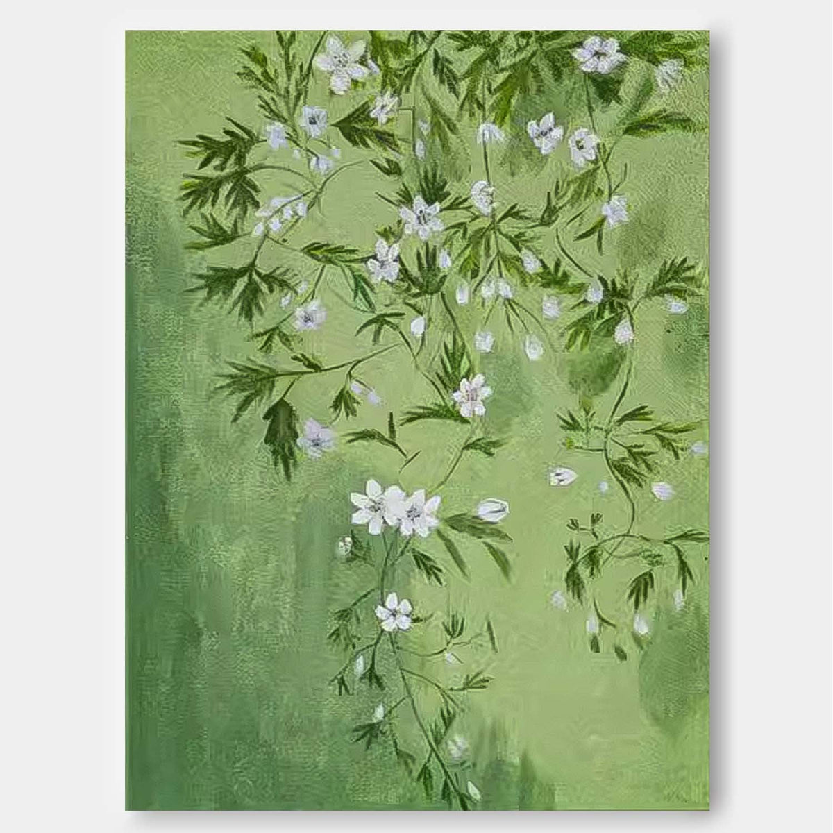 Wall Art Botanical Flower Contemporary Calm