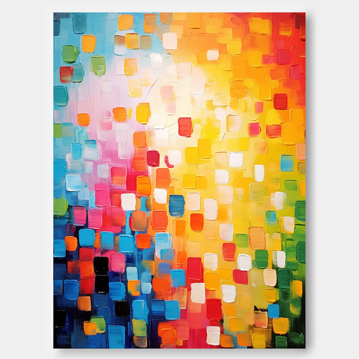 Wall Art Abstract Minimalist Bold Color