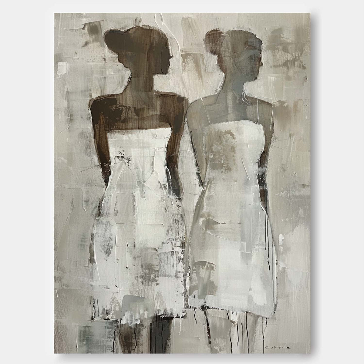 Wall Art People Minimalist Painterly