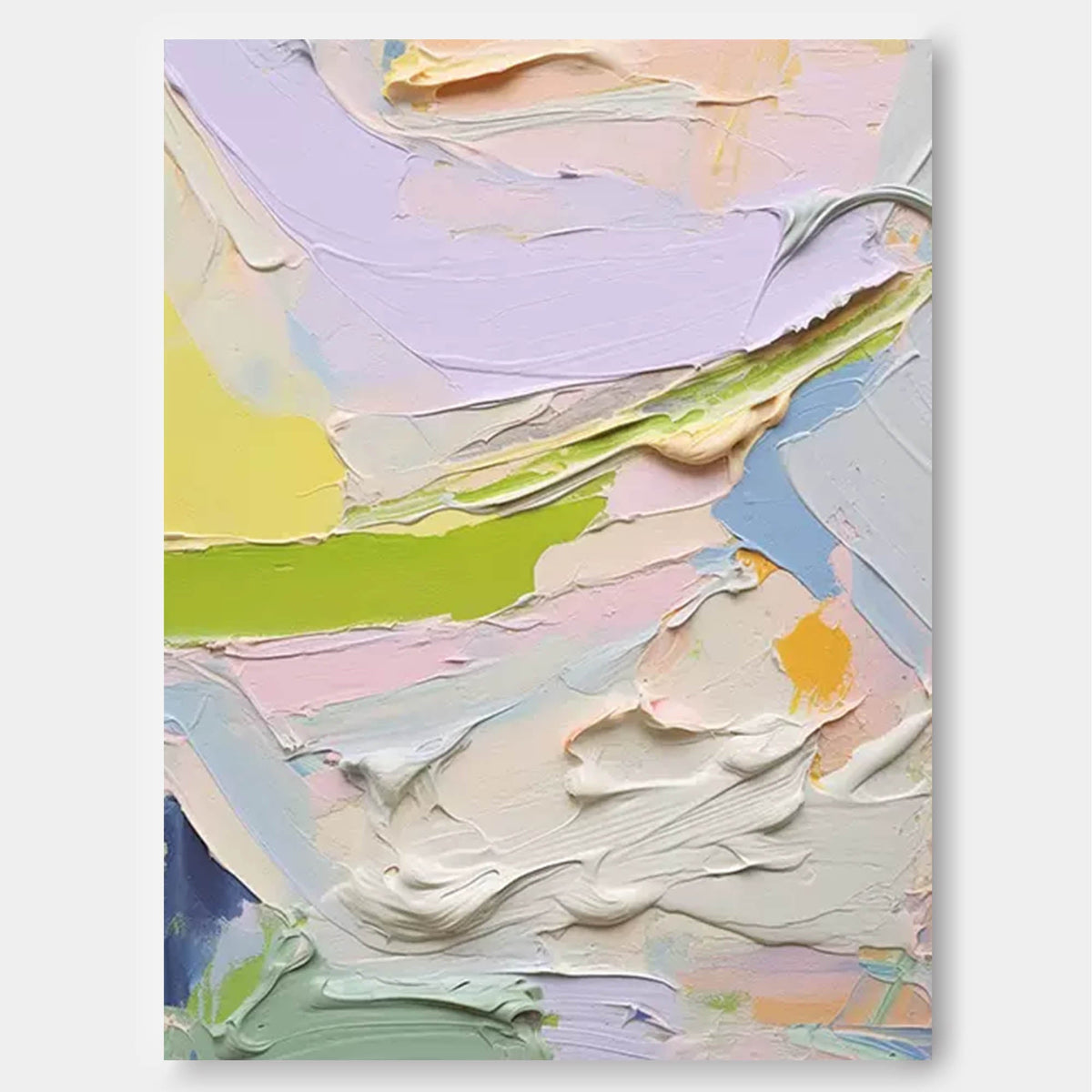 Wall Art Impasto Soft Abstract Minimalist