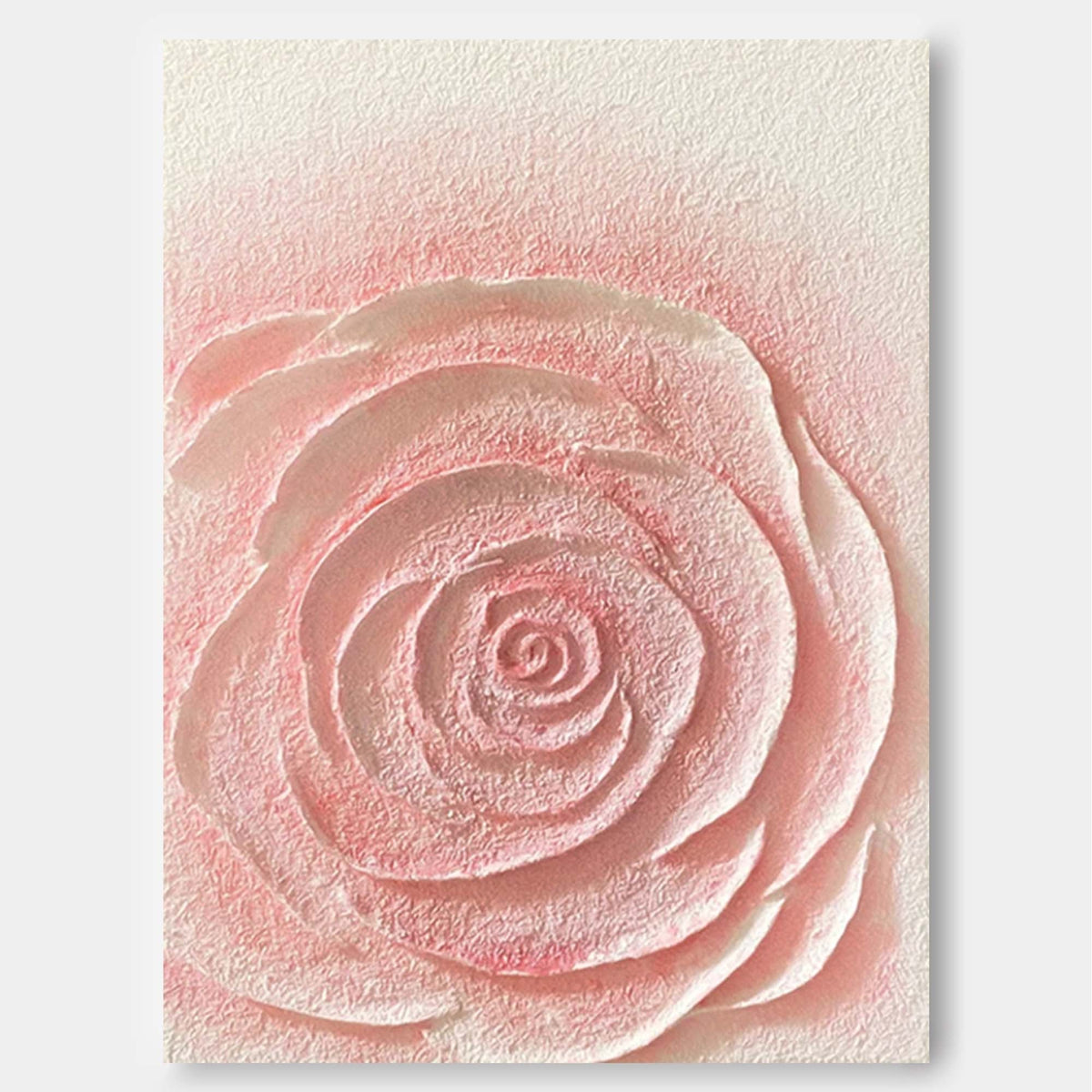 Wall Art Flower Impasto Serene Calm