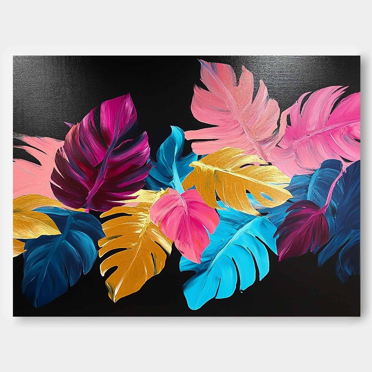 Wall Art Flower Leaf Branch Artistic