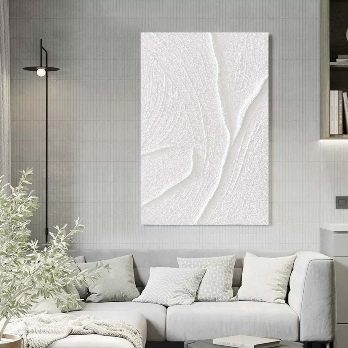 Wall Art Texture Modern Minimalism Abstract Rippled