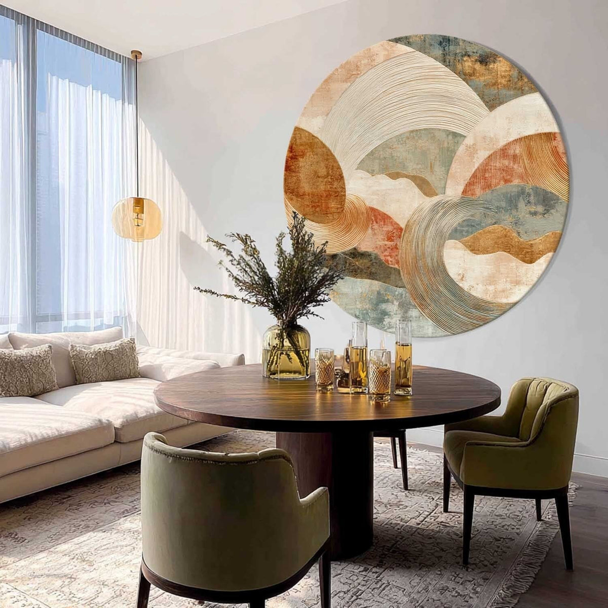Wall Art Minimalist 3D Gold Blocks