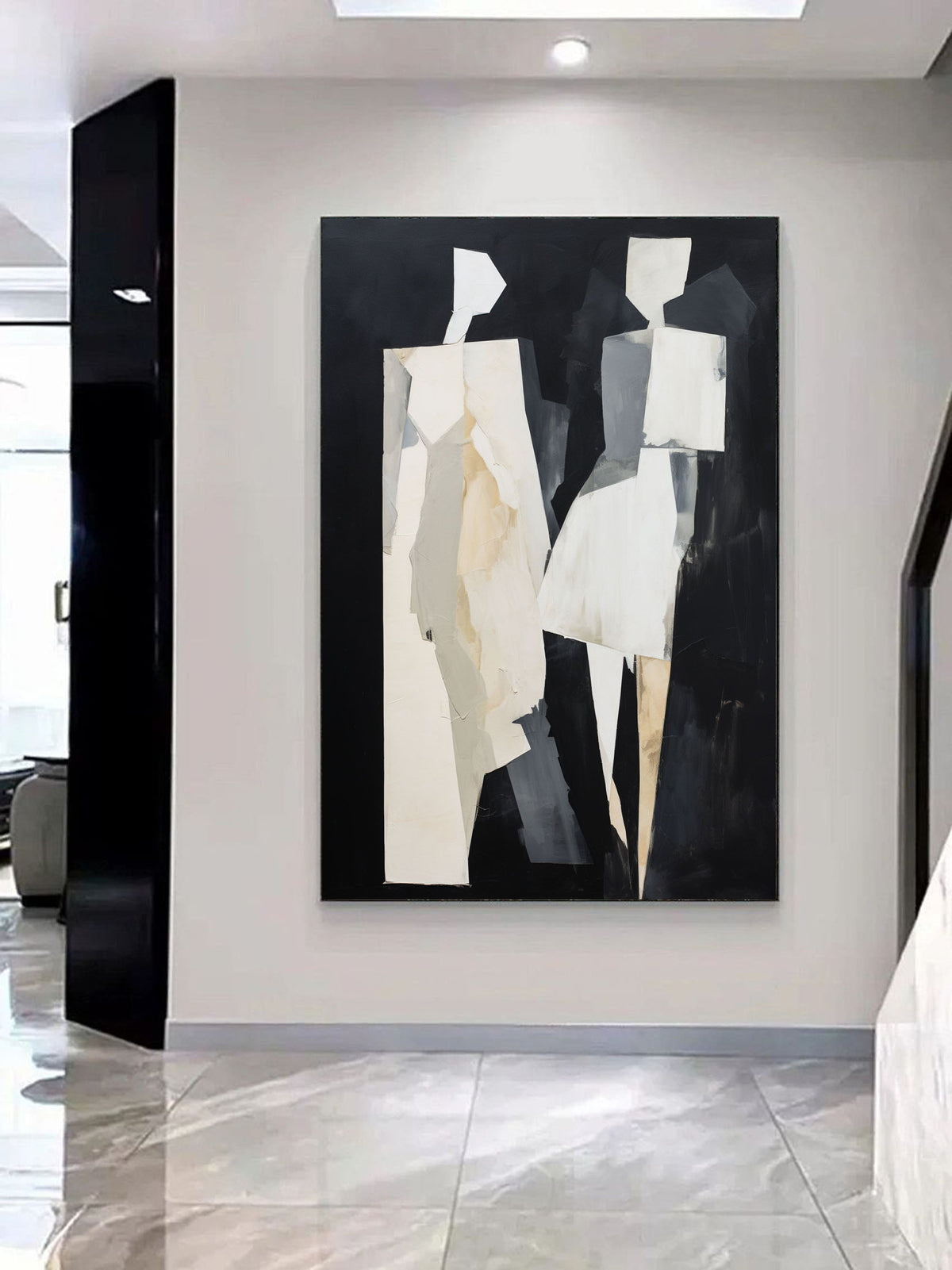 Wall Art Geometric Figures Contemporary Minimalist
