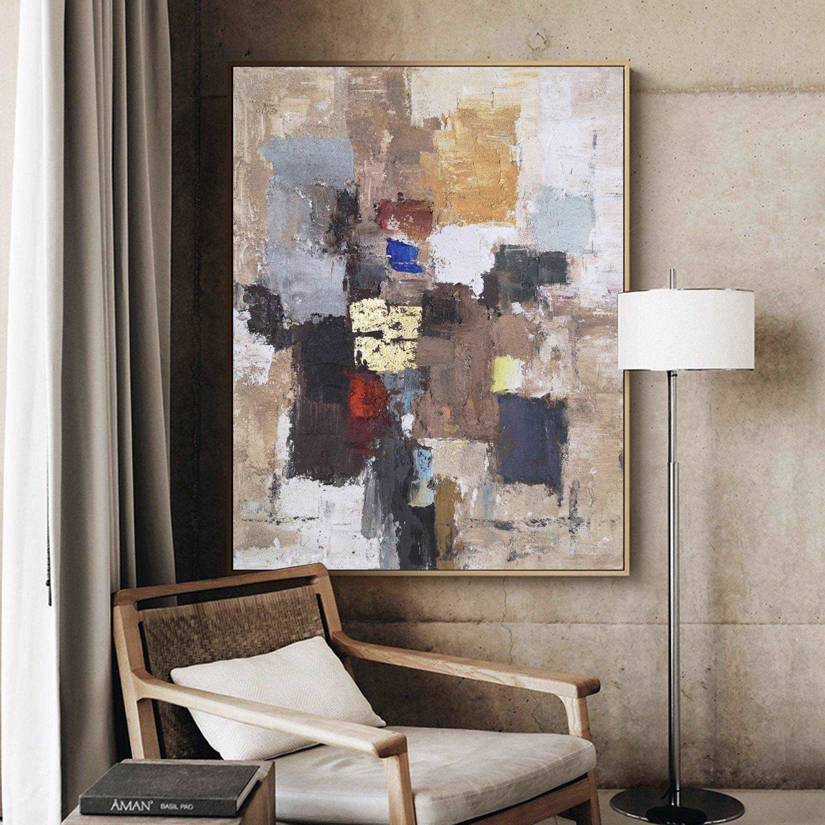 Abstract Geometric Painting