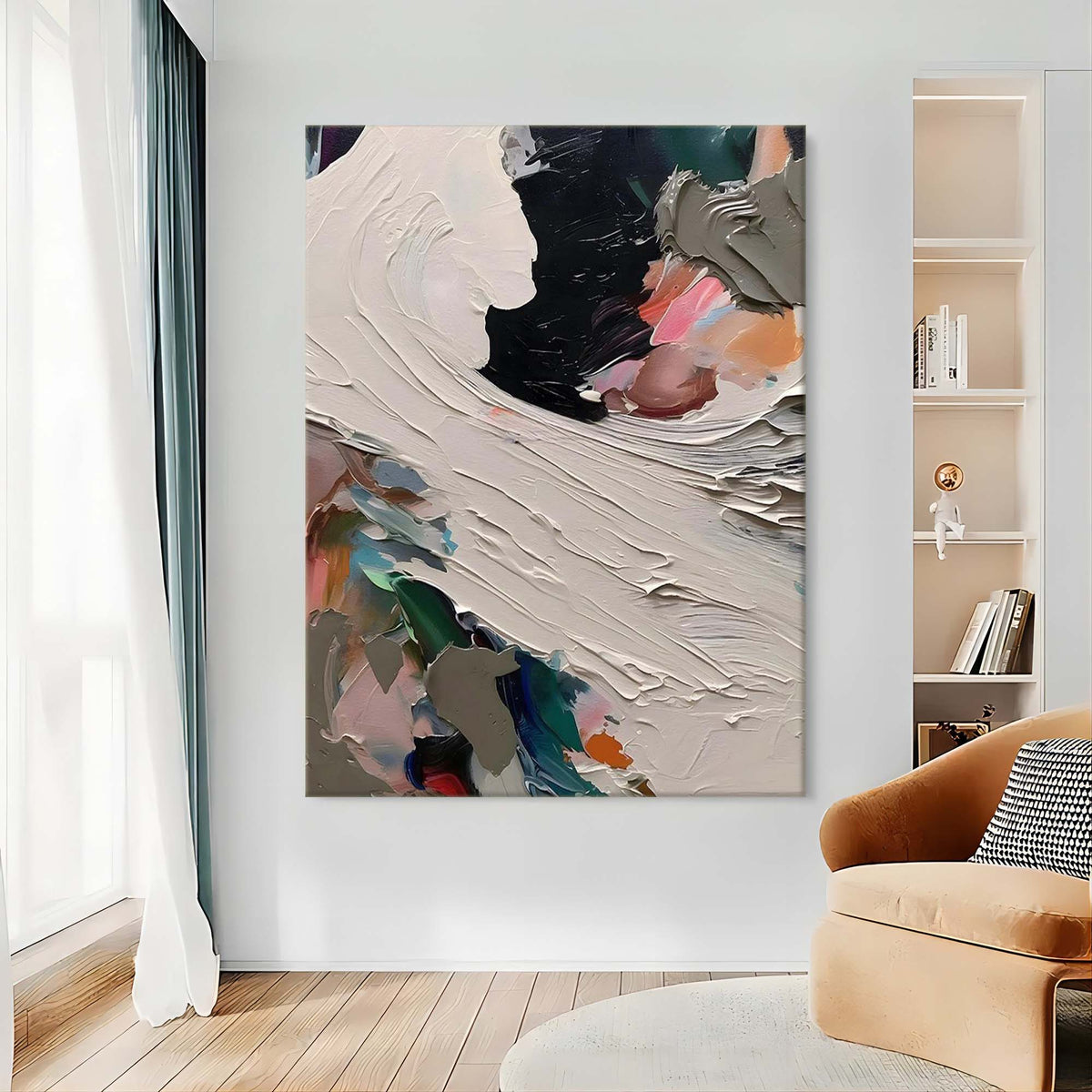 Wall Art Colorful Abstract Energetic Modern