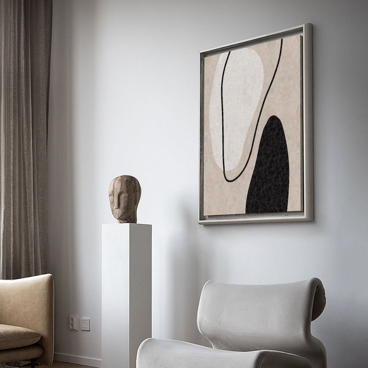 Minimalist Painting On Canvas