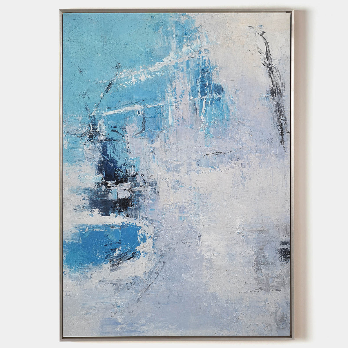 Fresh Breeze Oil Painting Hand Painted Vertical