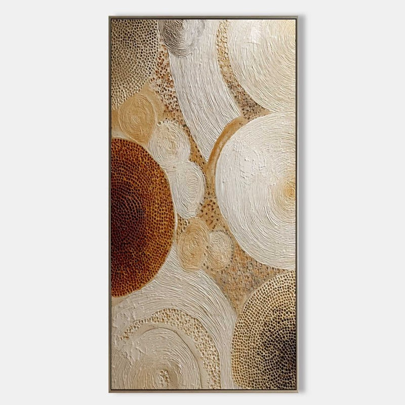 Wall Art Concentric Circle Texture Bohemian