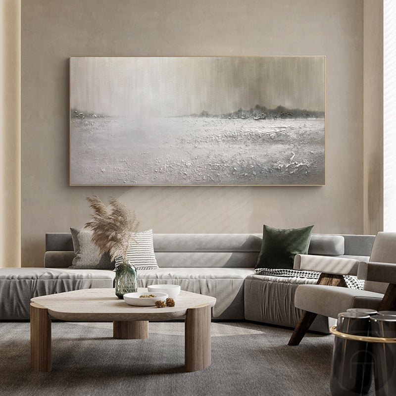 Misty Monochrome Landscape Horizontal