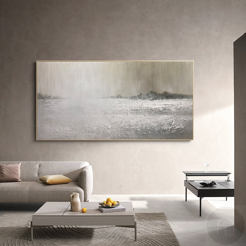 Misty Monochrome Landscape Horizontal