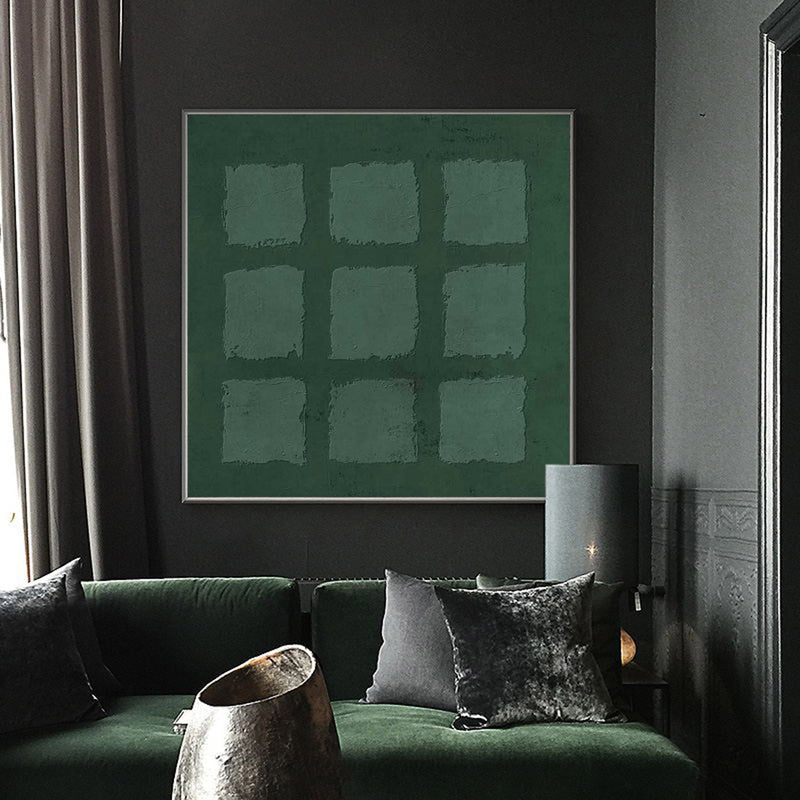Wall Art Wabi-Sabi Wall Green Serene Calm