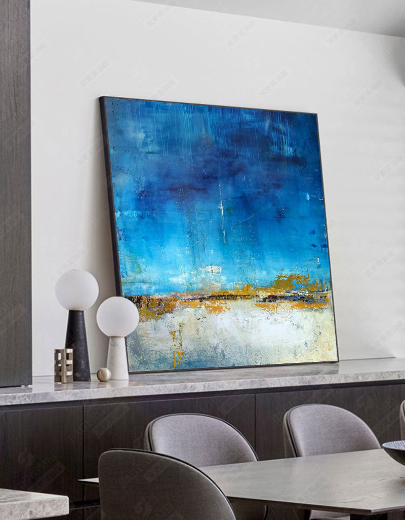 Original Blue Sky Abstract Painting