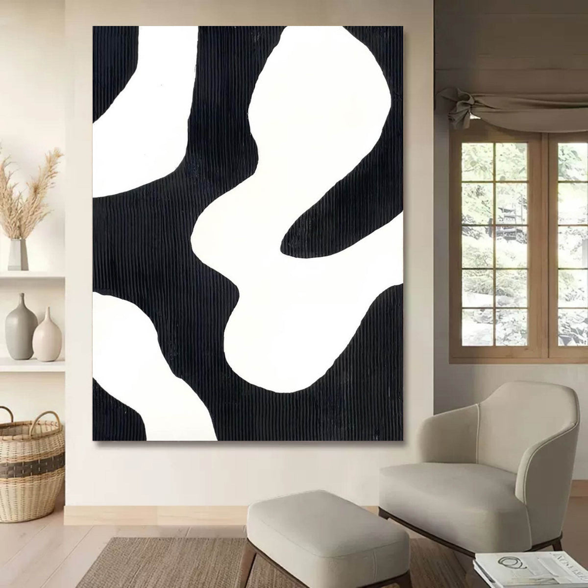 Wall Art Abstraction Modern Minimalism Graphic Art