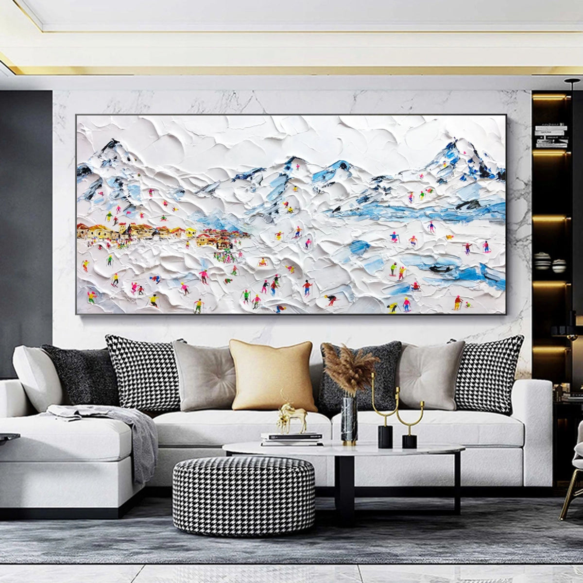 Wall Art Snow Mountain Mountain Modern