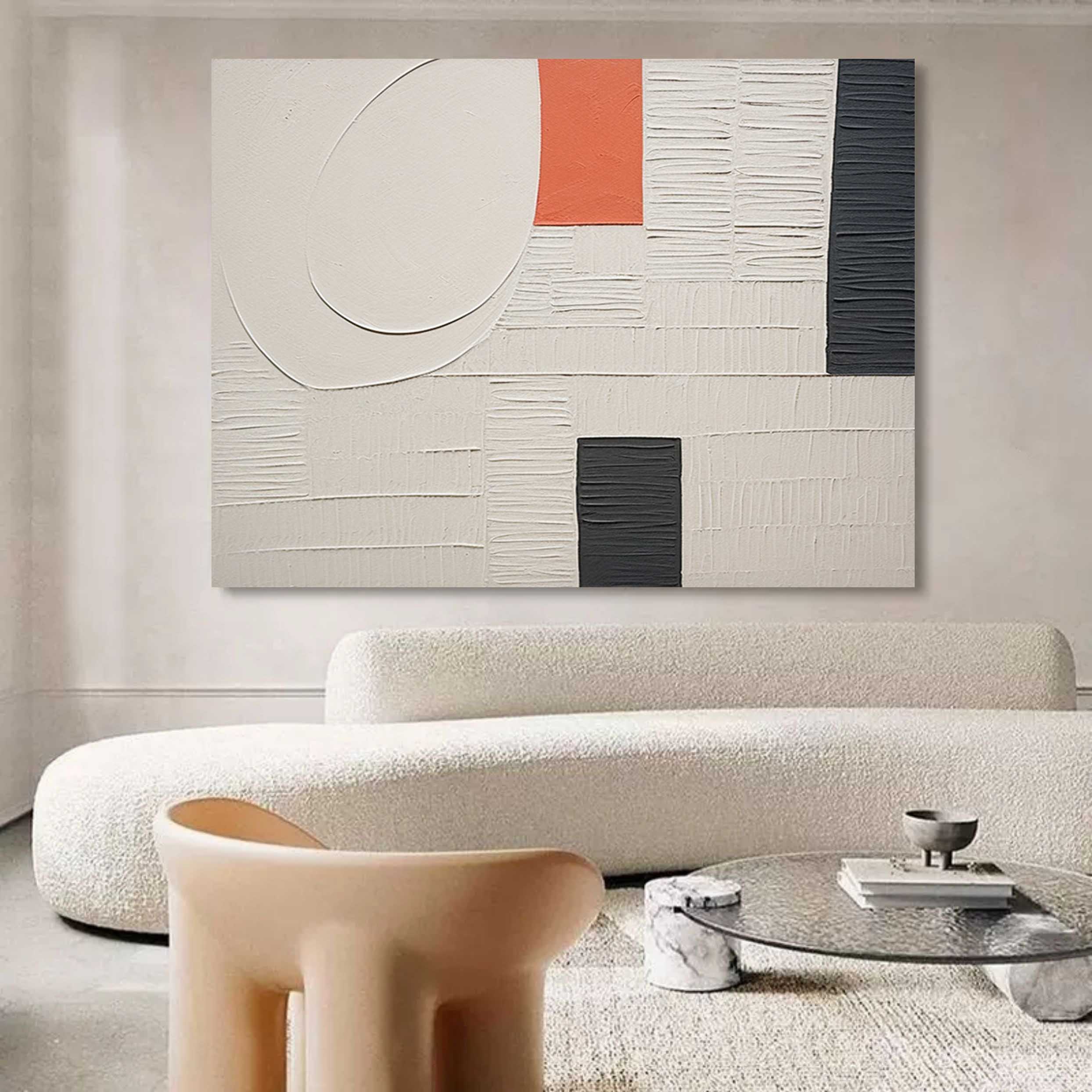 Plaster Art Texture Painting SG249 - Neutralighting