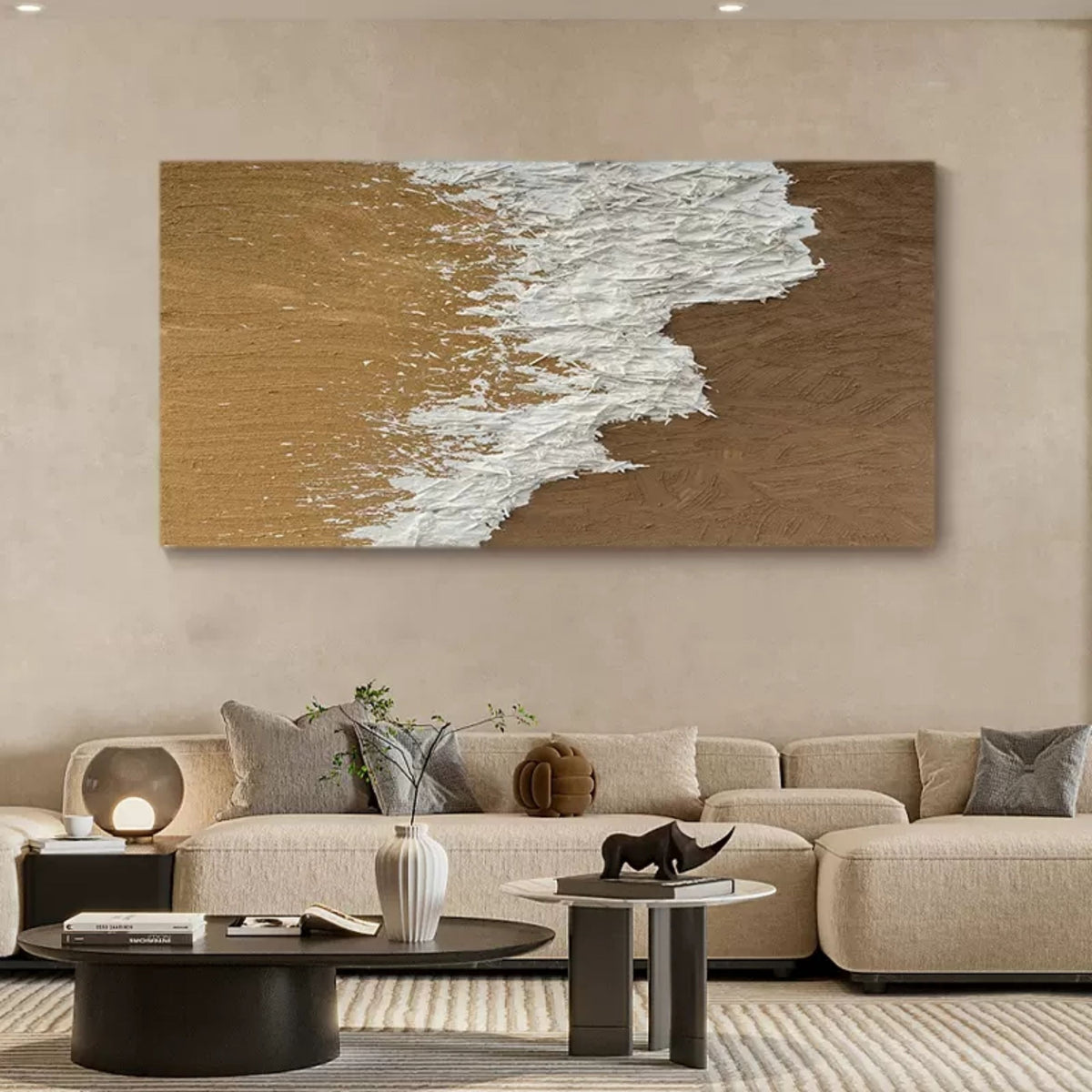 Wall Art Landscape Brown Serene Neutral