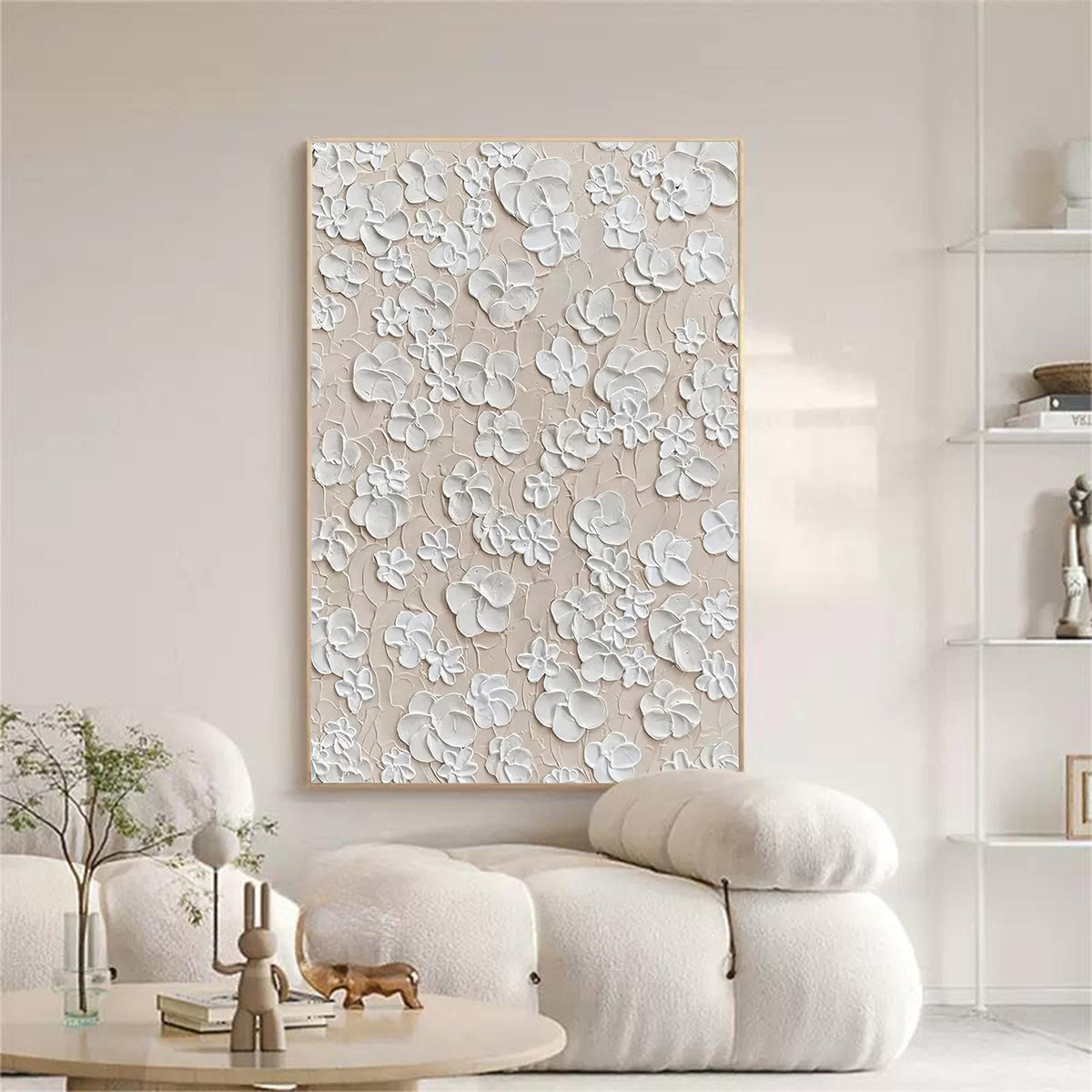 Fleur Plaster Art Texture Wall Art Painting