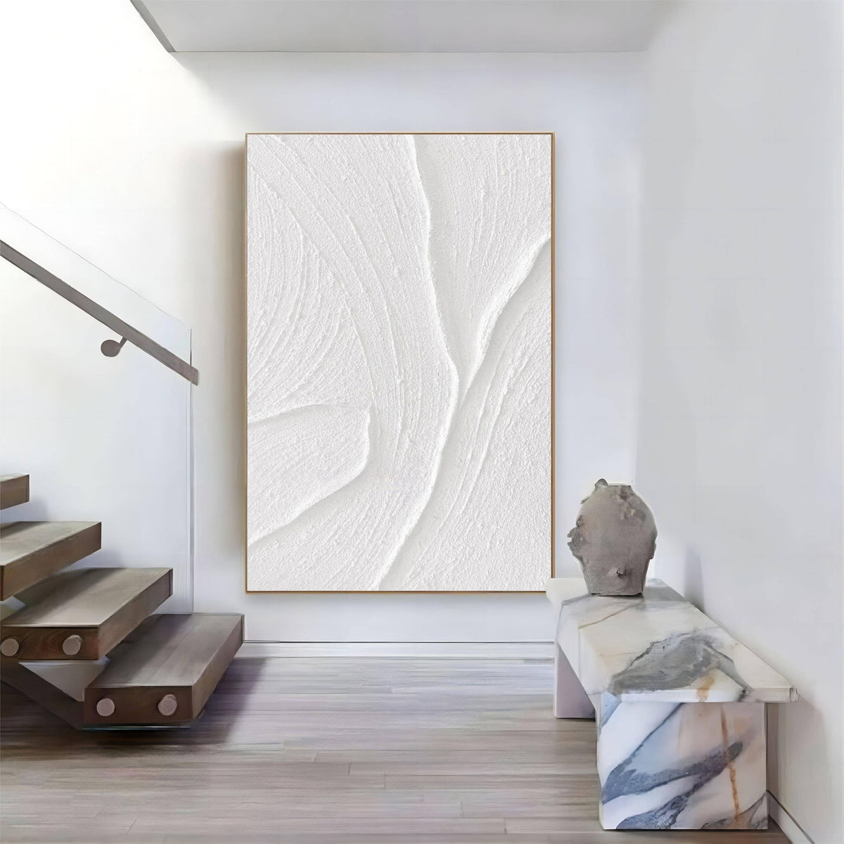 Wall Art Texture Modern Minimalism Abstract Rippled