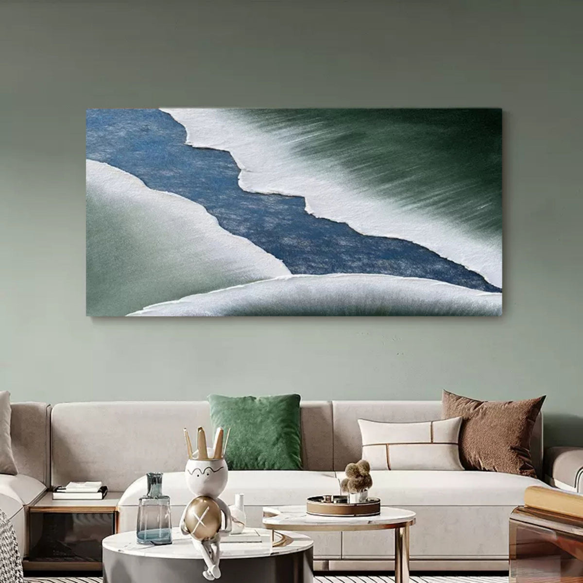 Wall Art Plaster Abstract Minimalist Modern