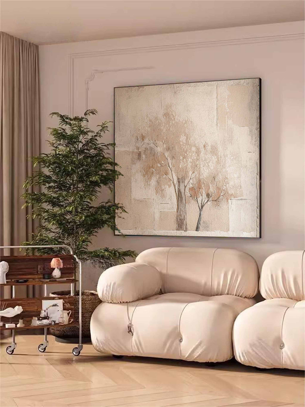 Wall Art Abstract Serene Calm Wabi-Sabi Nature