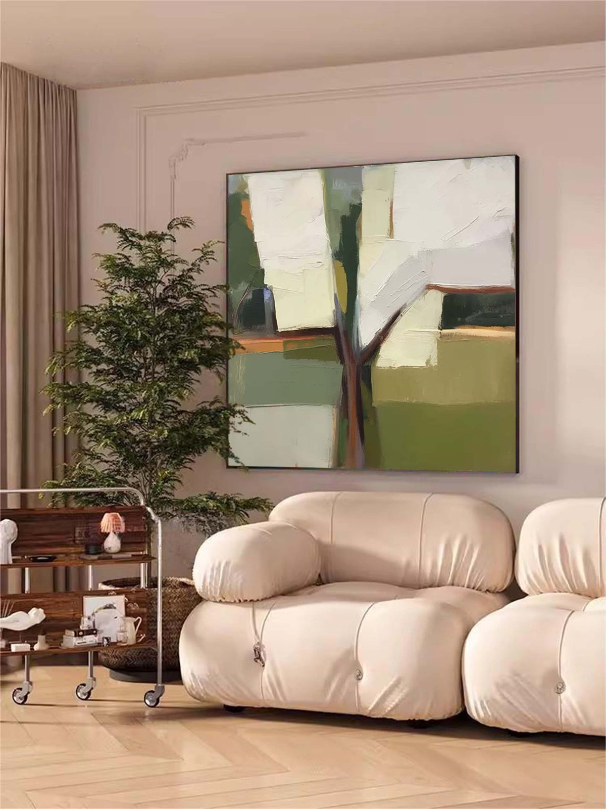 Wall Art Abstract Modernist Geometric Elegant