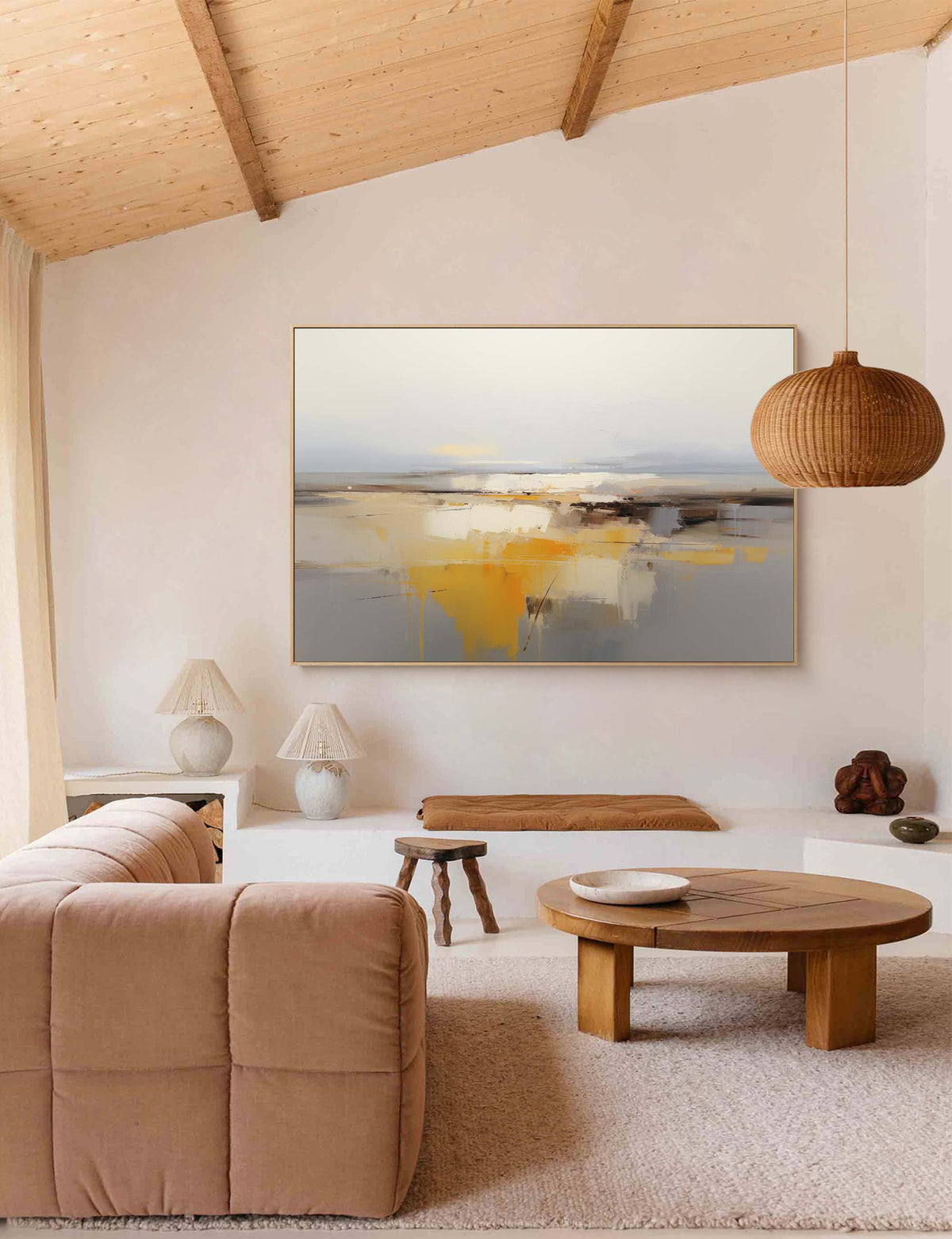 Wall Art Abstract Serene Calm Modern