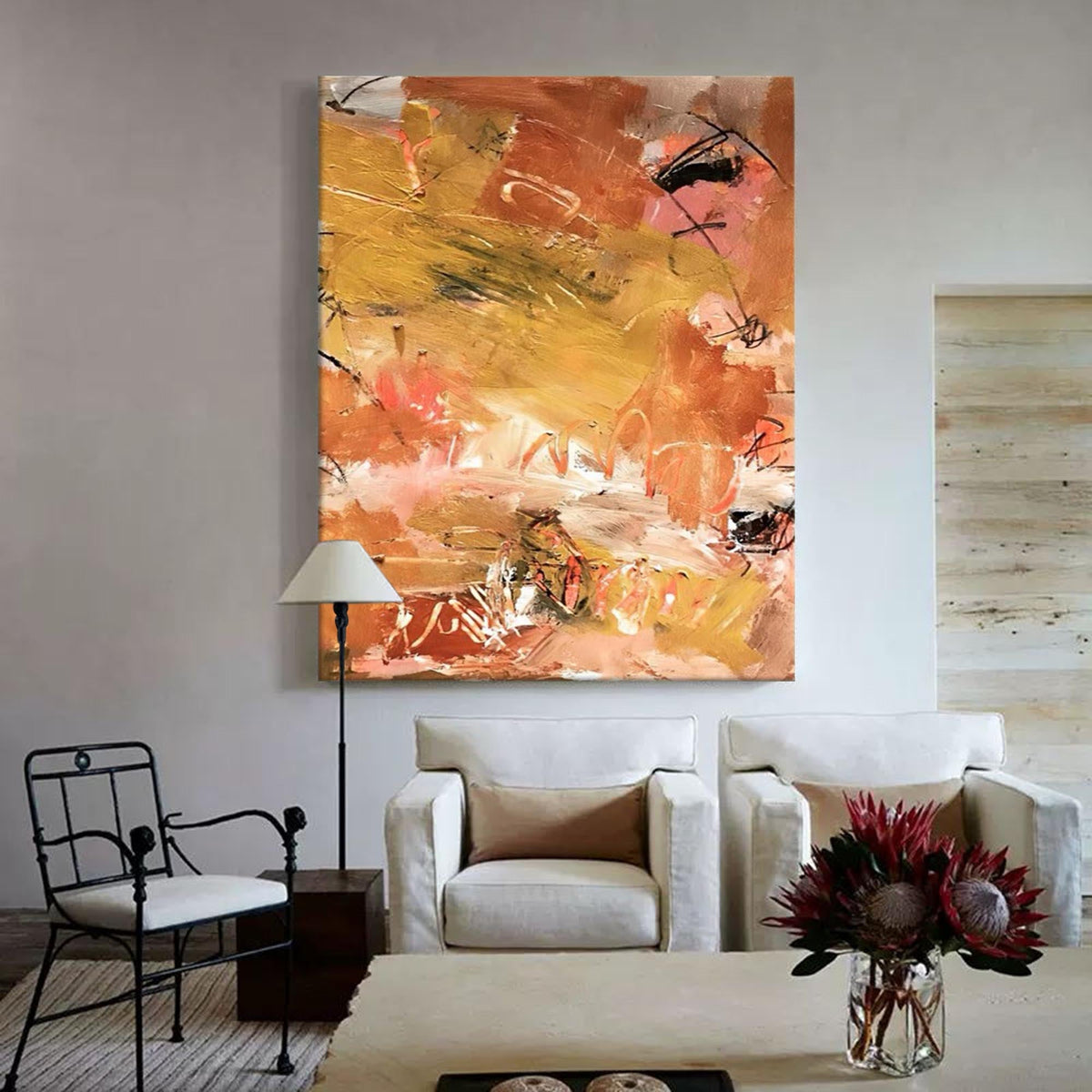 Brushstroke Abstract Impasto Canvas Wall Art