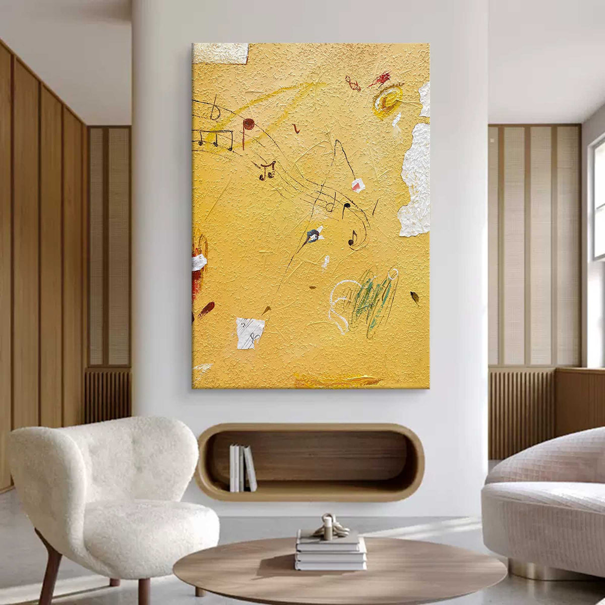 Wall Art Minimalist Vibrant Geometric Abstract