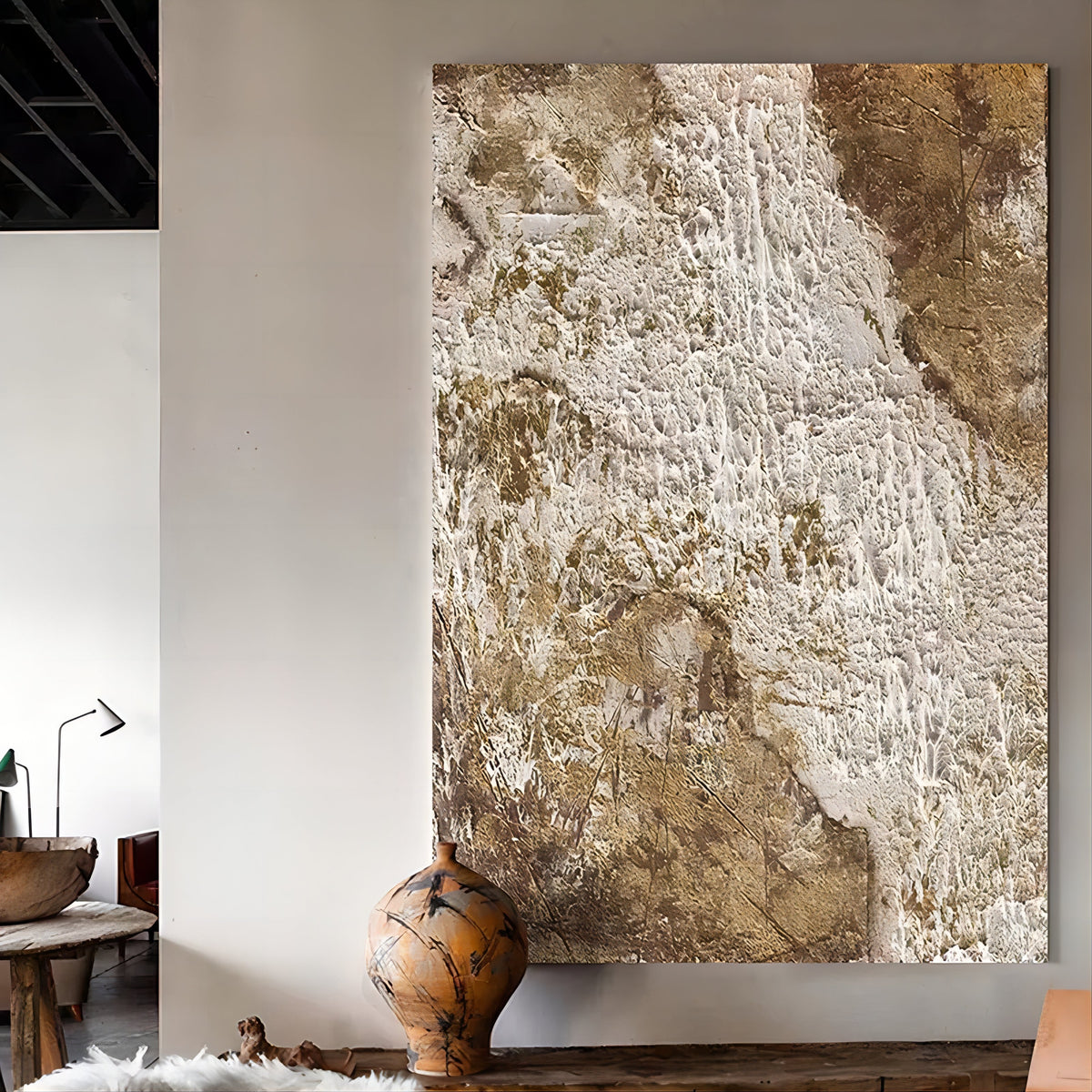 Wall Art Rough Mineral Abstract Earth Rustic