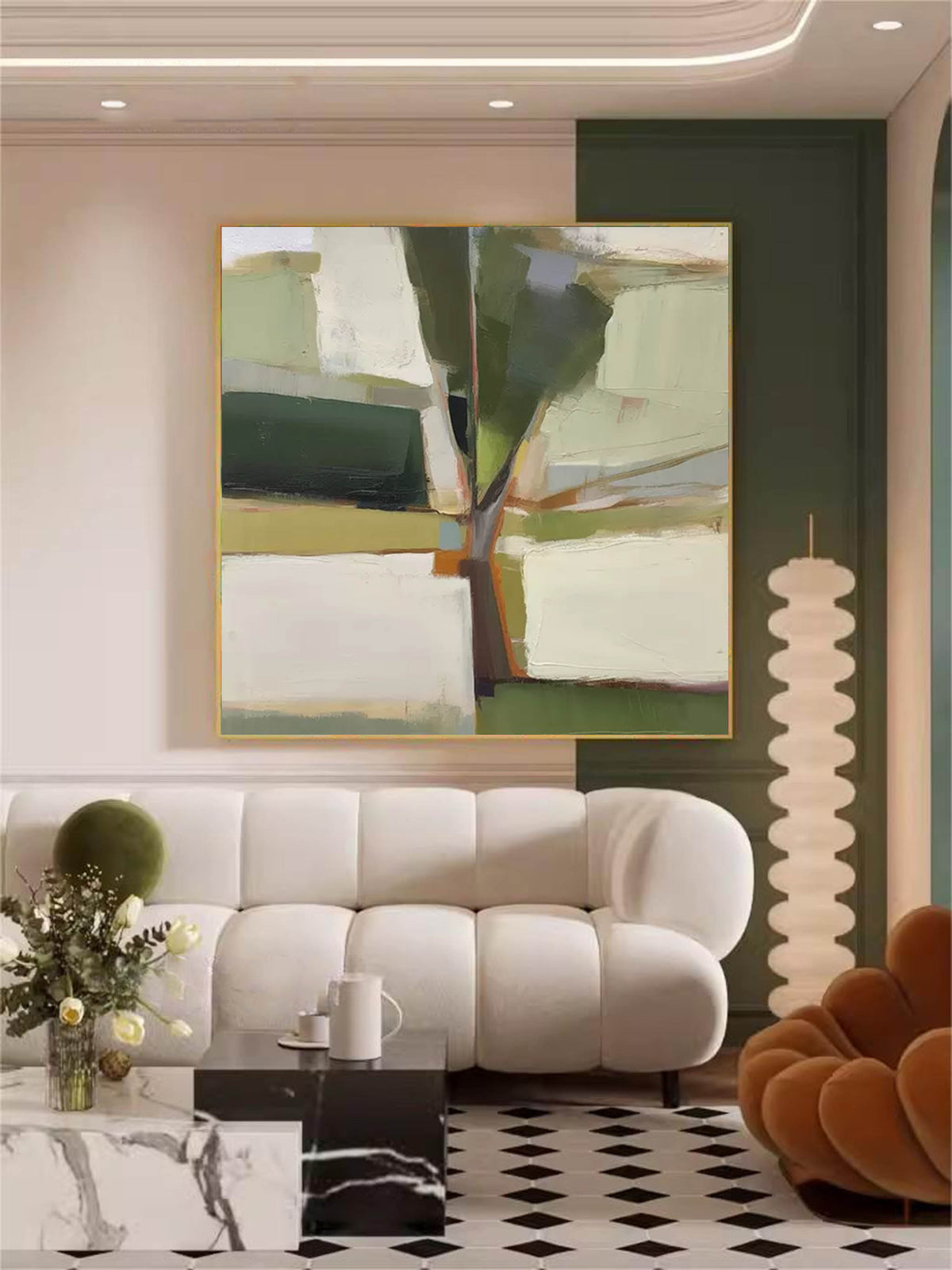 Wall Art Abstract Minimalist Expressionist