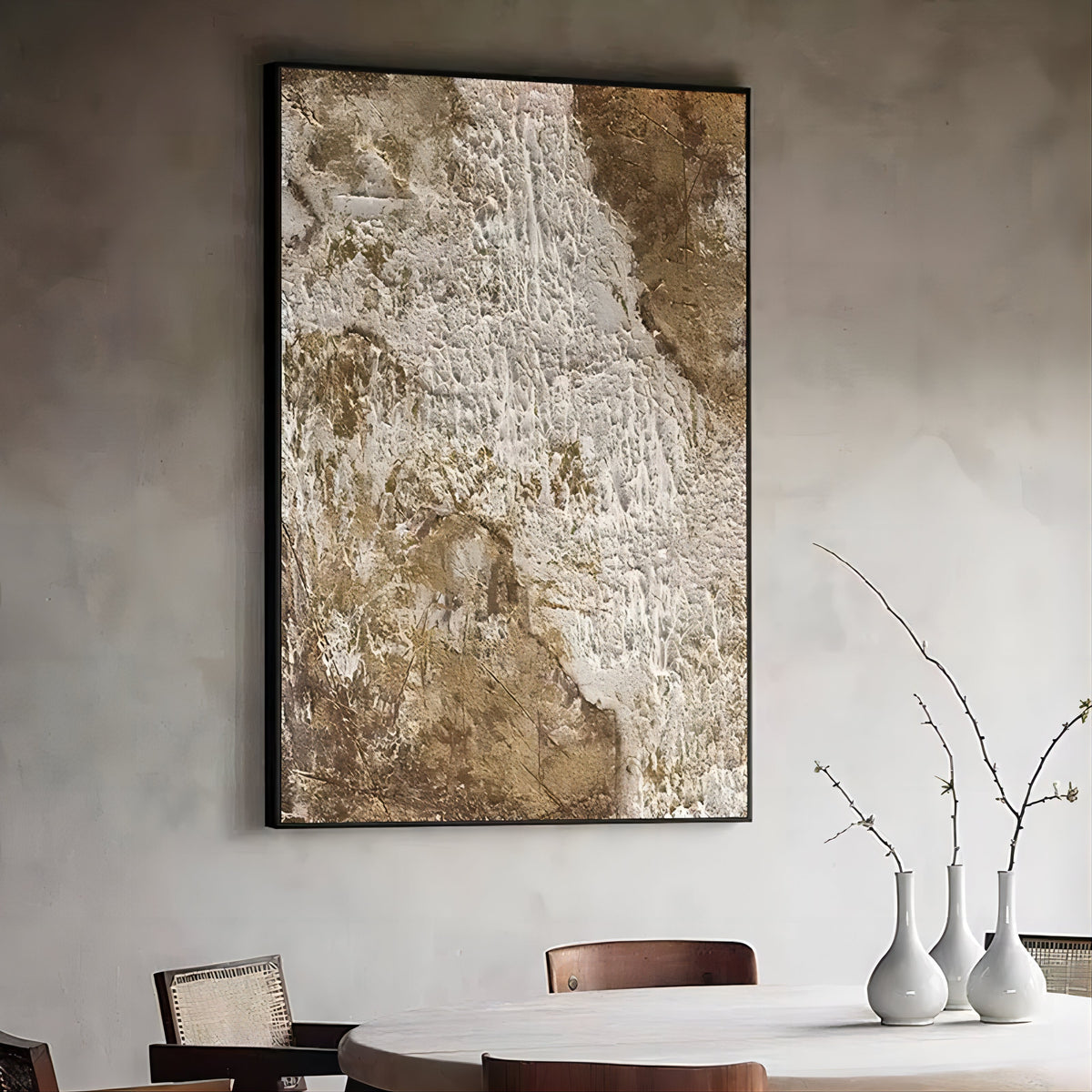 Wall Art Rough Mineral Abstract Earth Rustic