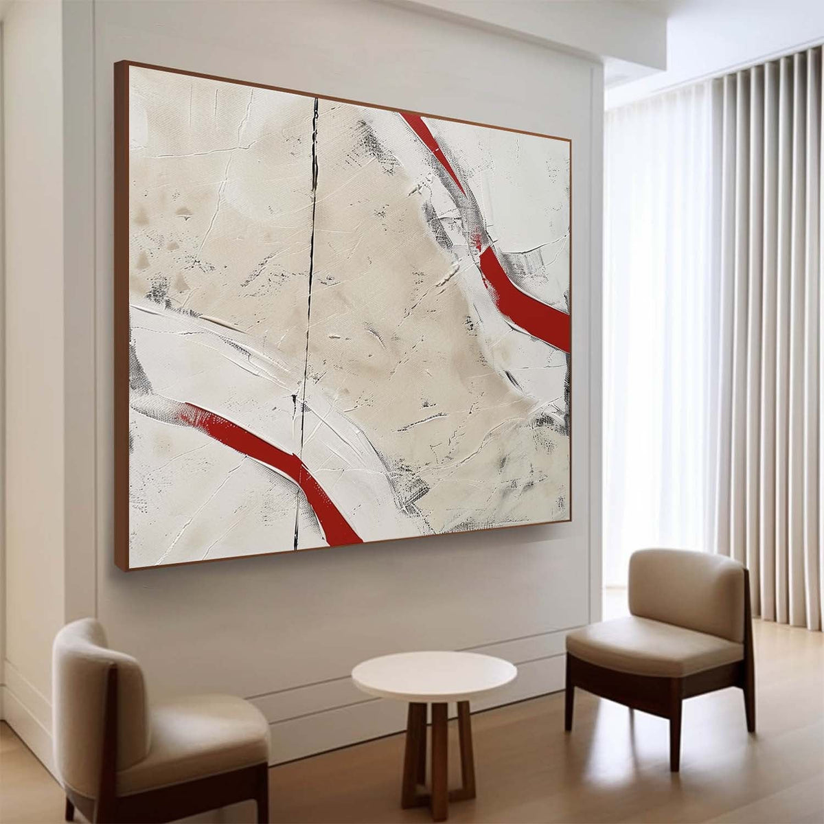 Wall Art Contemporary Minimalist Abstract Linear
