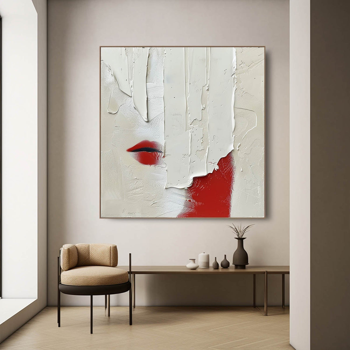 Wall Art Contemporary Minimalist Impasto