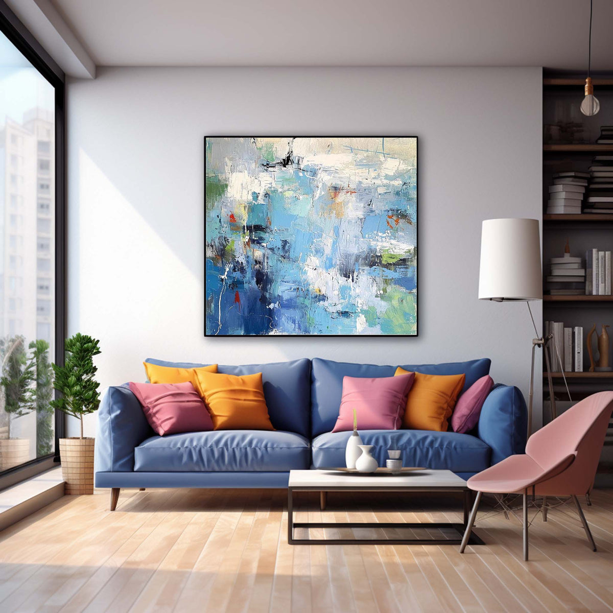 Wall Art Serene Calm Coastal Abstract
