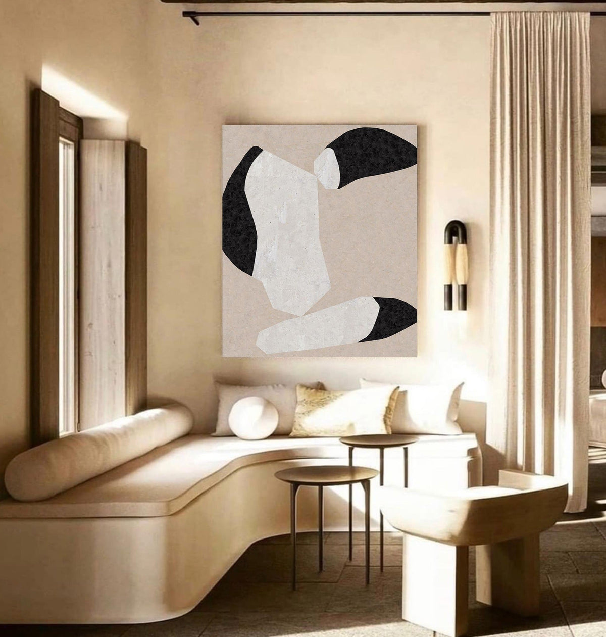 Organic Pebble Abstract Painting
