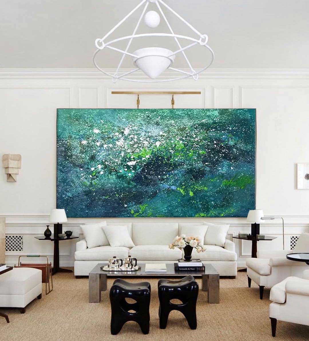 Wall Art Abstract Gradient Energetic Modern