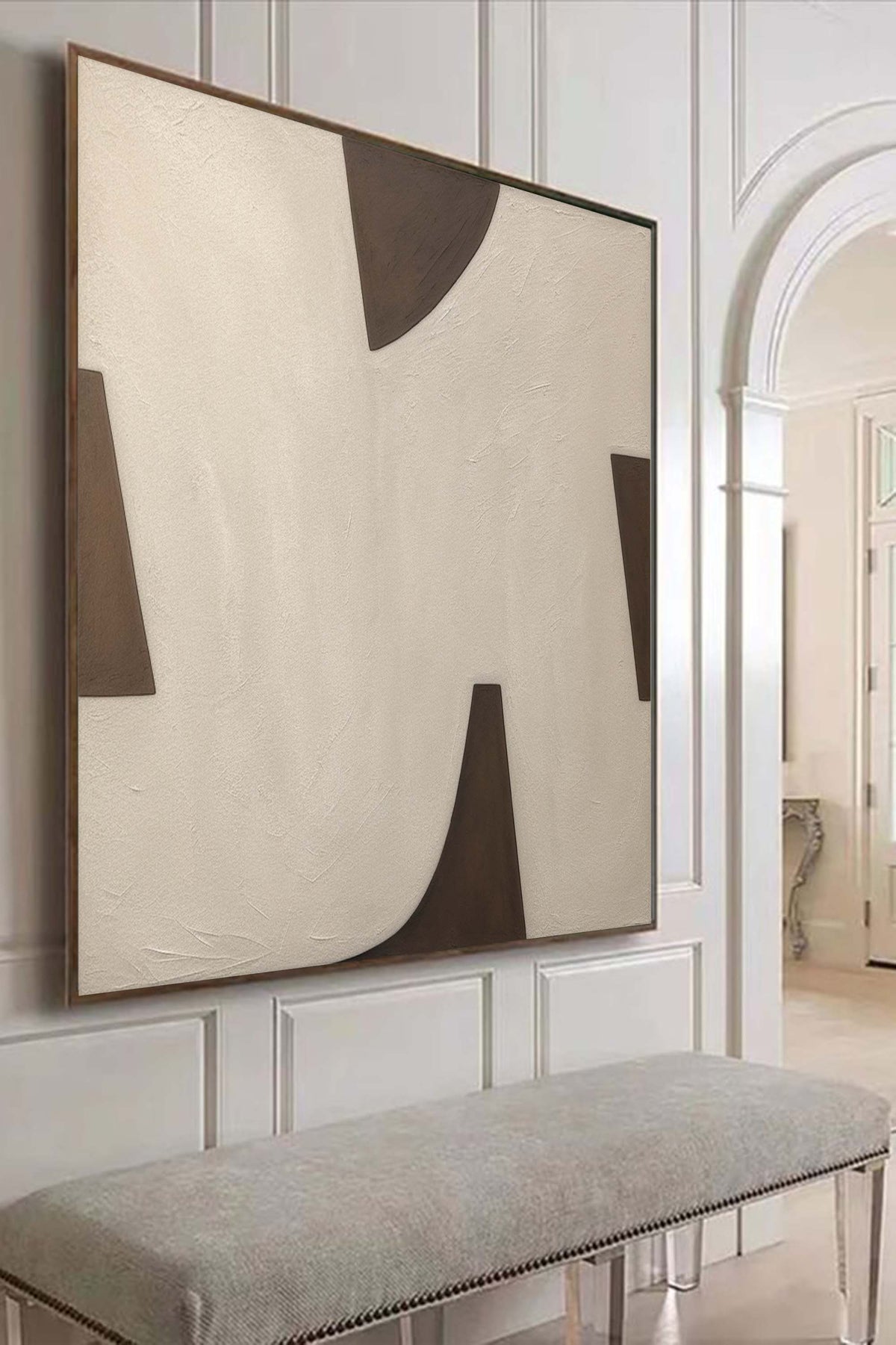 Minimalist Abstract Geometric Painting