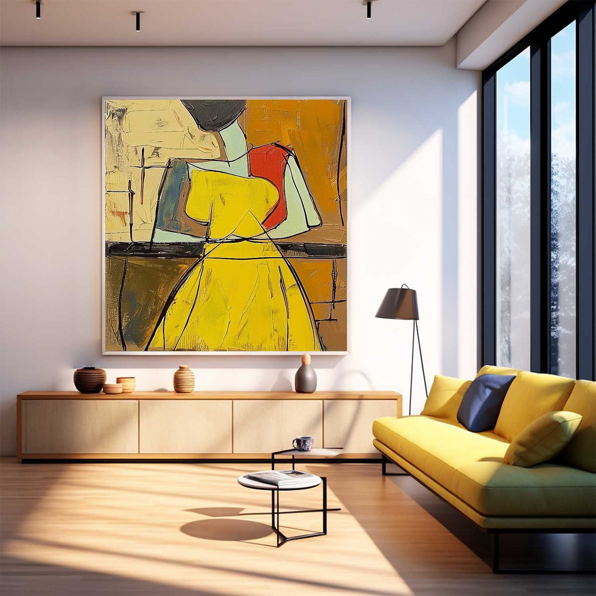 Wall Art People Cheerful Lively Expressionist